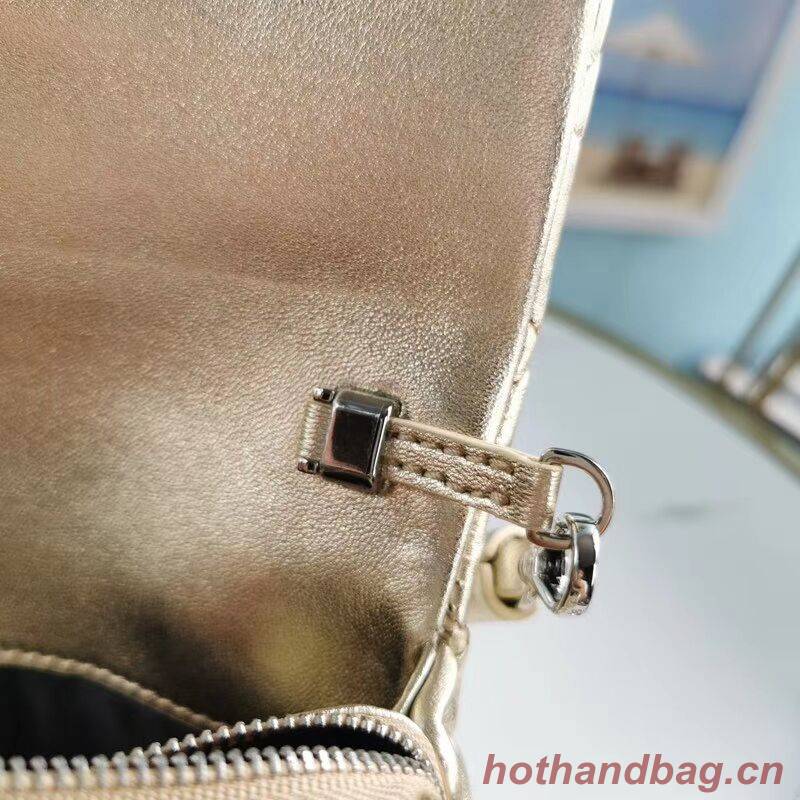 miu miu Matelasse Nappa Leather Shoulder Bag 5BP012M gold miu miu Matelasse Nappa Leather Shoulder Bag 5BP012M gold