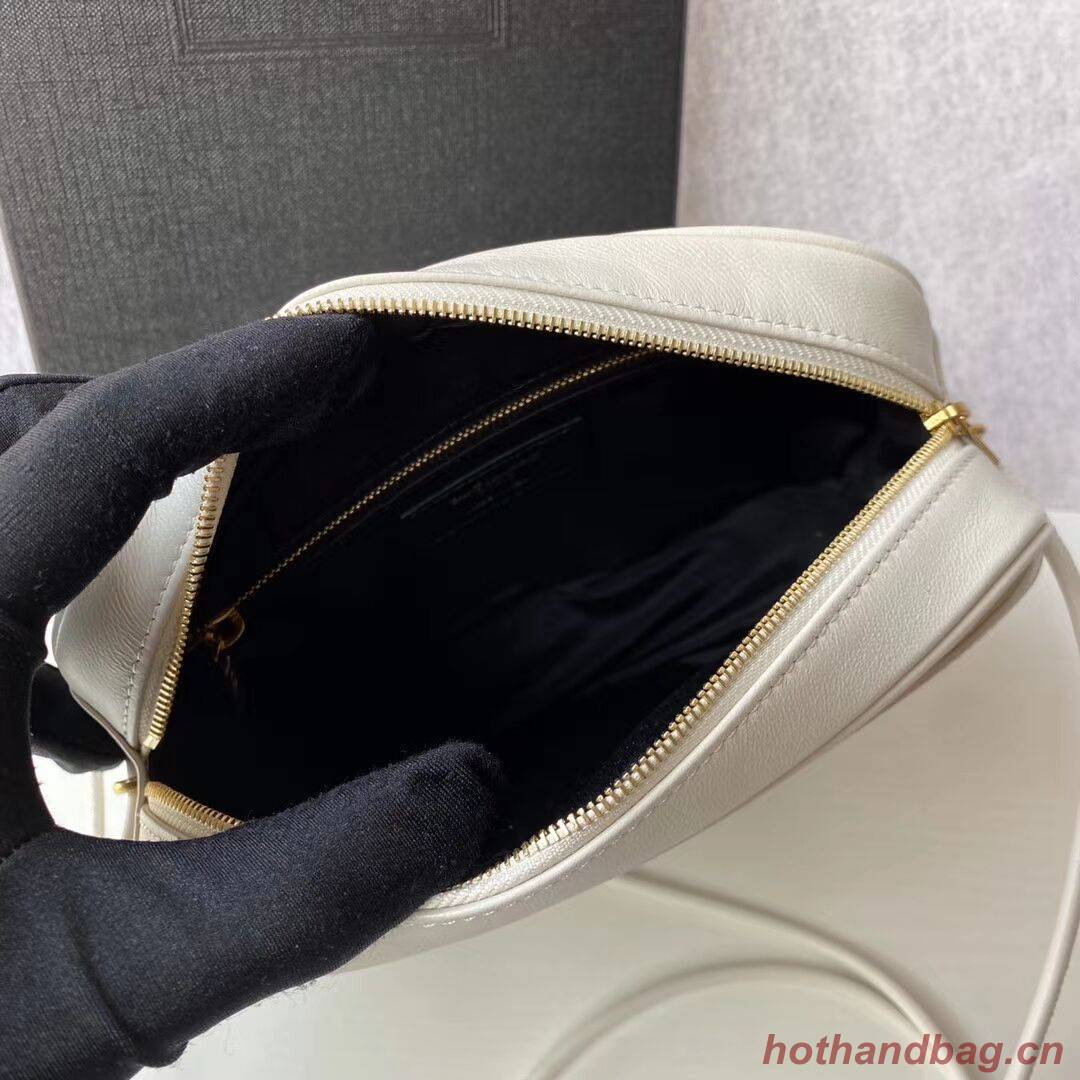 SAINT LAURENT VICTOIRE CAMERA BAG IN QUILTED LAMBSKIN 6489901 BLANC VINTAGE SAINT LAURENT VICTOIRE CAMERA BAG IN QUILTED LAMBSKIN 6489901 BLANC VINTAGE