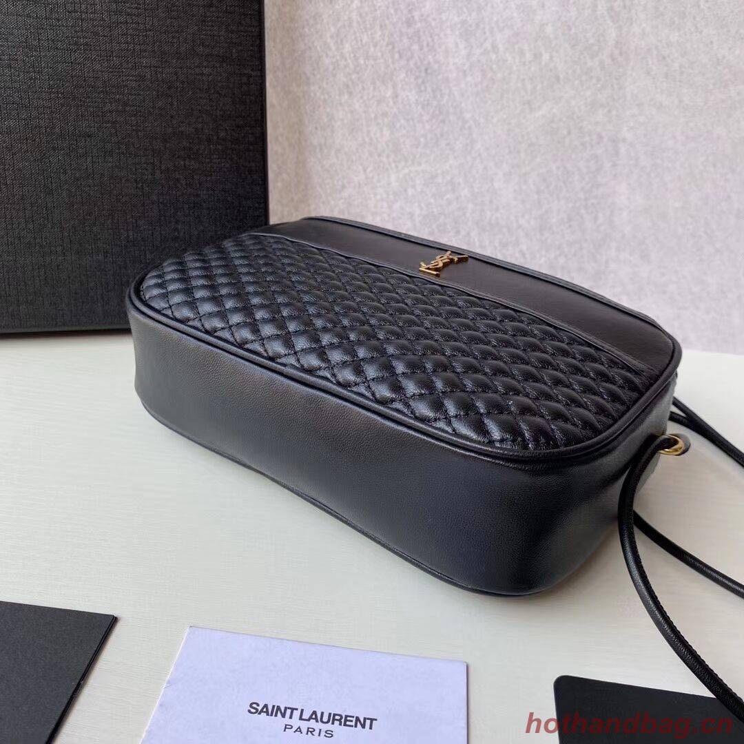 SAINT LAURENT VICTOIRE CAMERA BAG IN QUILTED LAMBSKIN 6489901 black SAINT LAURENT VICTOIRE CAMERA BAG IN QUILTED LAMBSKIN 6489901 black