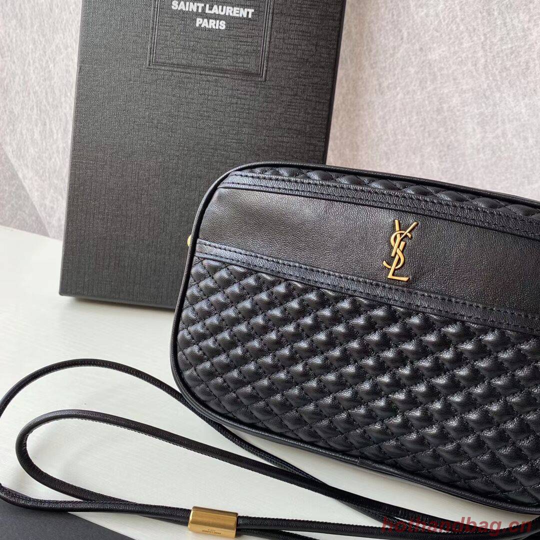 SAINT LAURENT VICTOIRE CAMERA BAG IN QUILTED LAMBSKIN 6489901 black SAINT LAURENT VICTOIRE CAMERA BAG IN QUILTED LAMBSKIN 6489901 black
