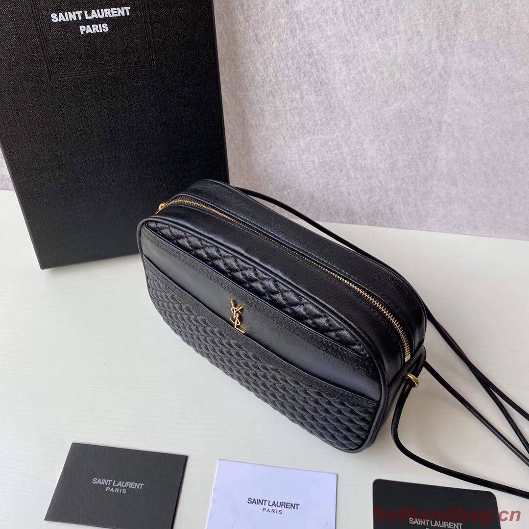SAINT LAURENT VICTOIRE CAMERA BAG IN QUILTED LAMBSKIN 6489901 black SAINT LAURENT VICTOIRE CAMERA BAG IN QUILTED LAMBSKIN 6489901 black