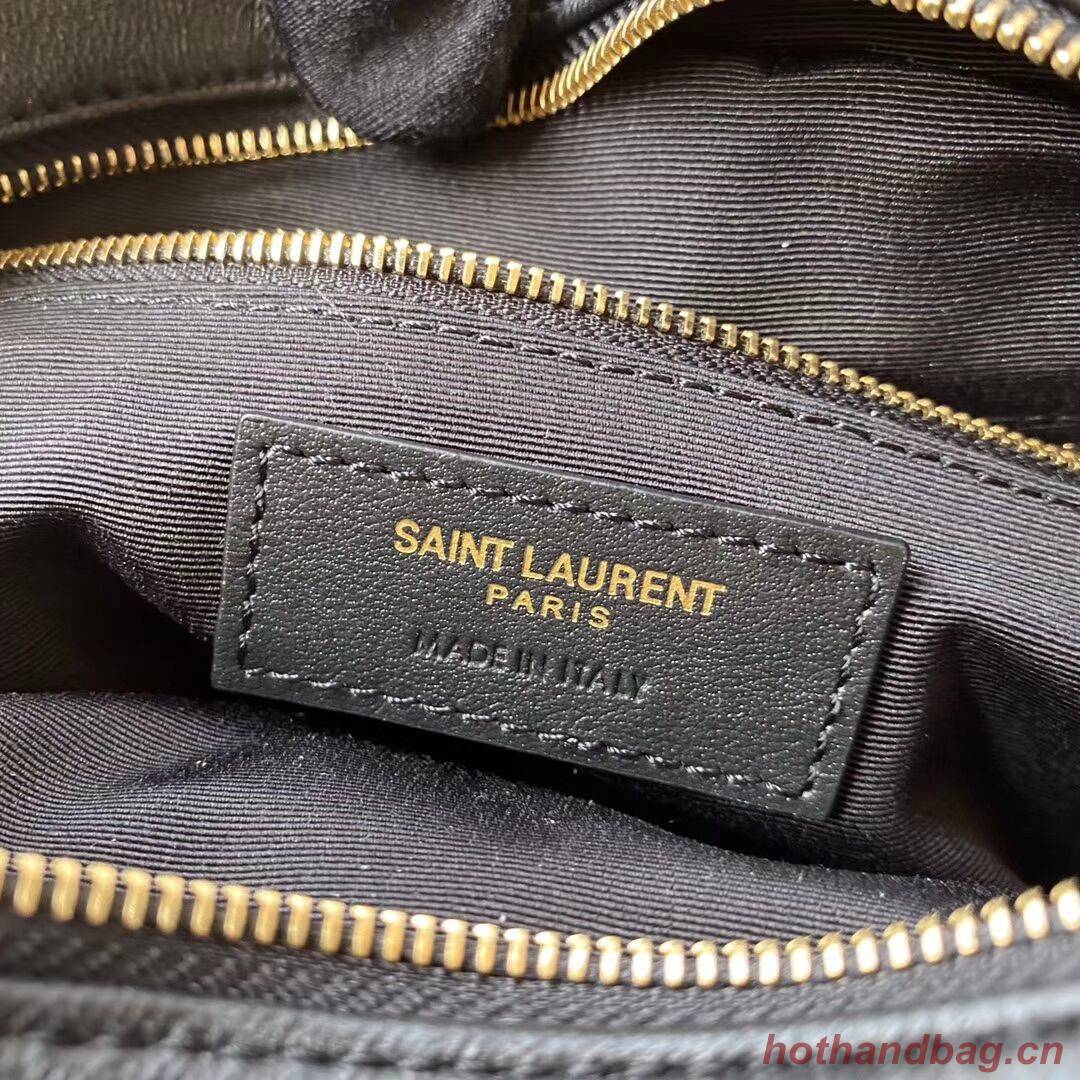 SAINT LAURENT VICTOIRE CAMERA BAG IN QUILTED LAMBSKIN 6489901 black SAINT LAURENT VICTOIRE CAMERA BAG IN QUILTED LAMBSKIN 6489901 black