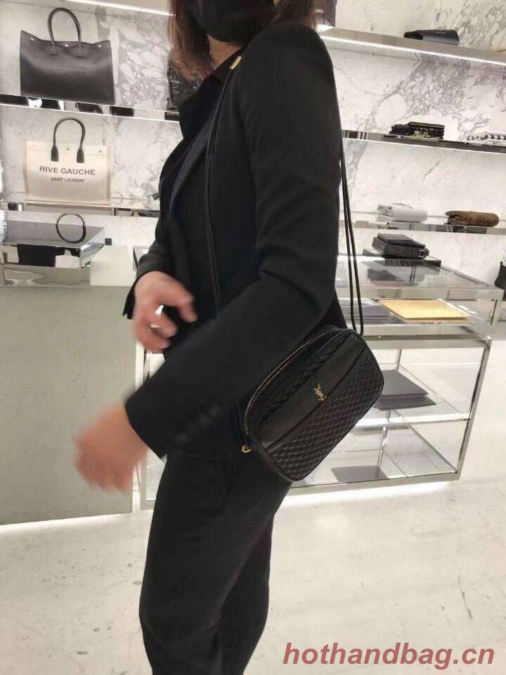 SAINT LAURENT VICTOIRE CAMERA BAG IN QUILTED LAMBSKIN 6489901 black SAINT LAURENT VICTOIRE CAMERA BAG IN QUILTED LAMBSKIN 6489901 black