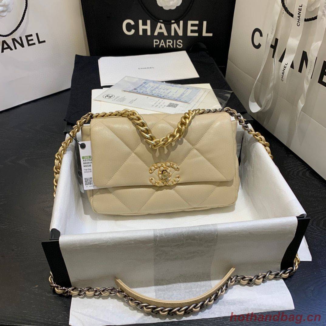 Chanel 19 flap bag AS1160 AS1161 AS1162 Nude Chanel 19 flap bag AS1160 AS1161 AS1162 Nude