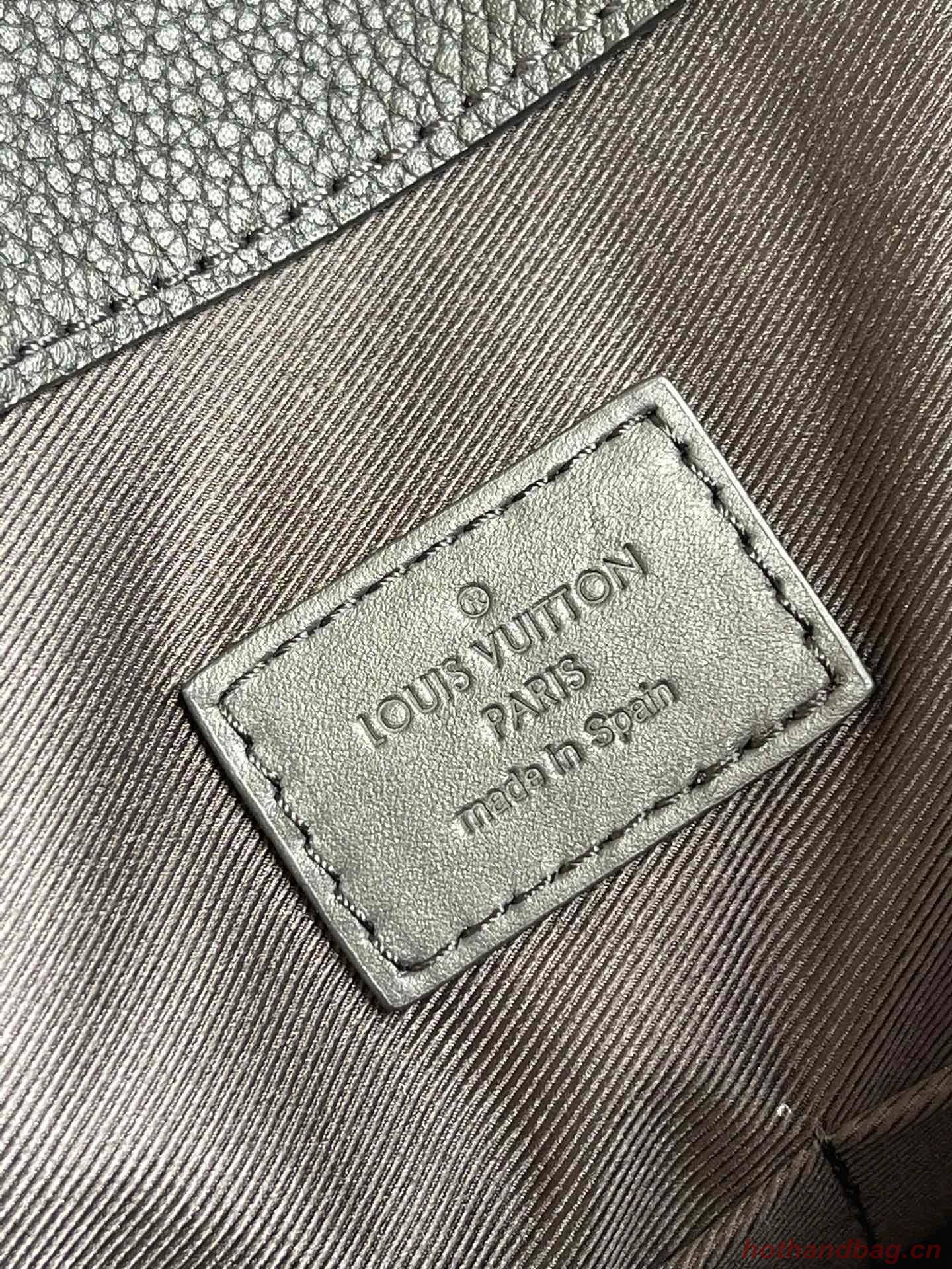 Louis Vuitton Original Leather Aerogram Tote Bag M57308 Black Louis Vuitton Original Leather Aerogram Tote Bag M57308 Black