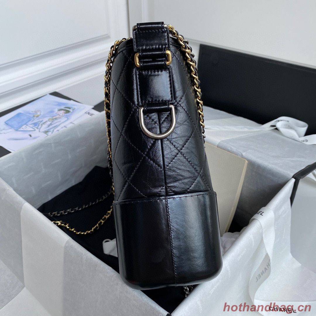 Chanel Original Leather Gabrielle Hobo Bag A93824 Black Chanel Original Leather Gabrielle Hobo Bag A93824 Black