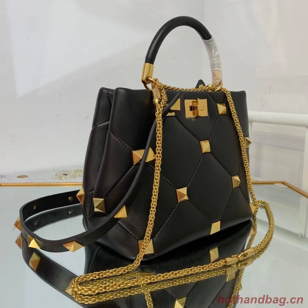 Valentino medium Garavani Roman Stud V1195 black Valentino medium Garavani Roman Stud V1195 black
