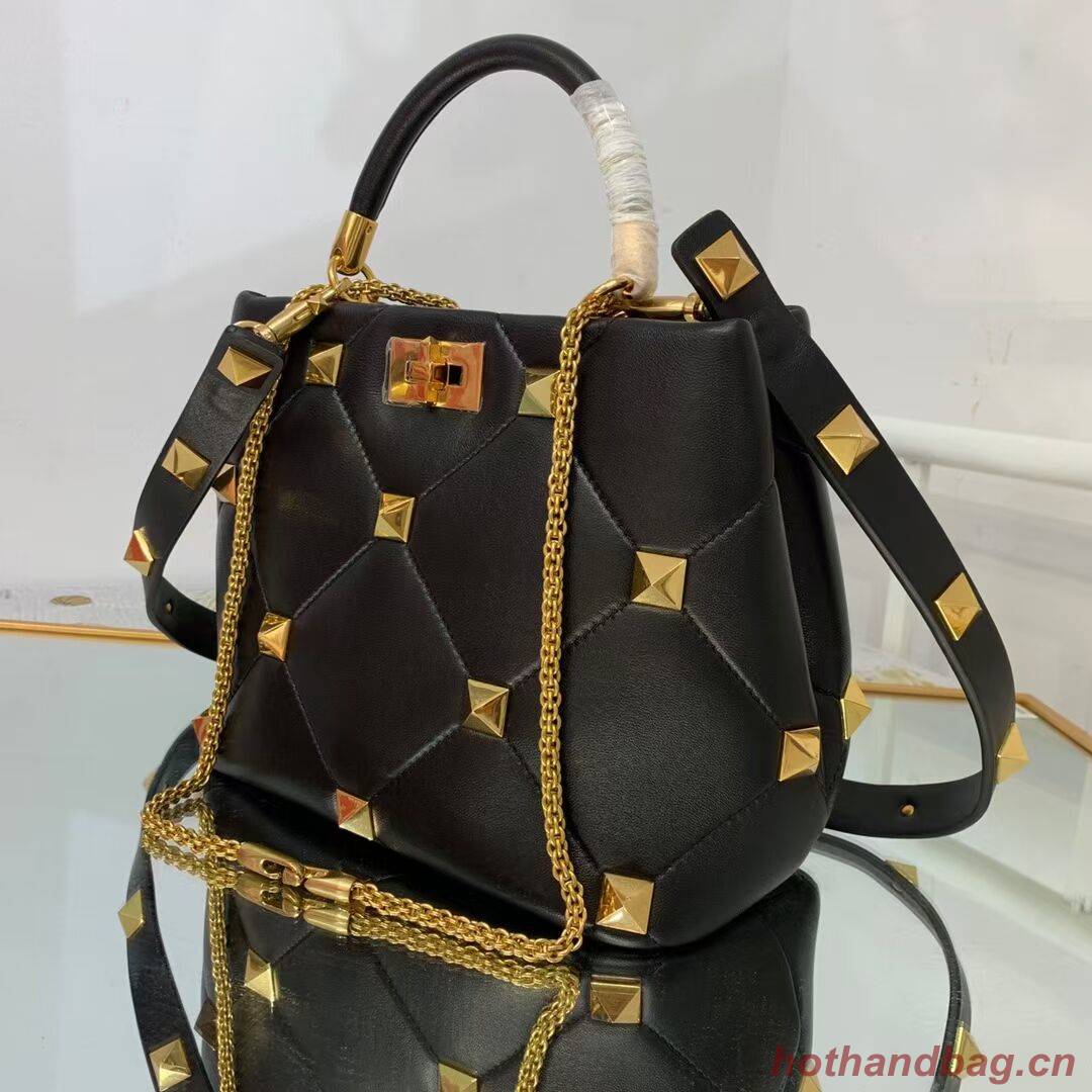 Valentino medium Garavani Roman Stud V1195 black Valentino medium Garavani Roman Stud V1195 black