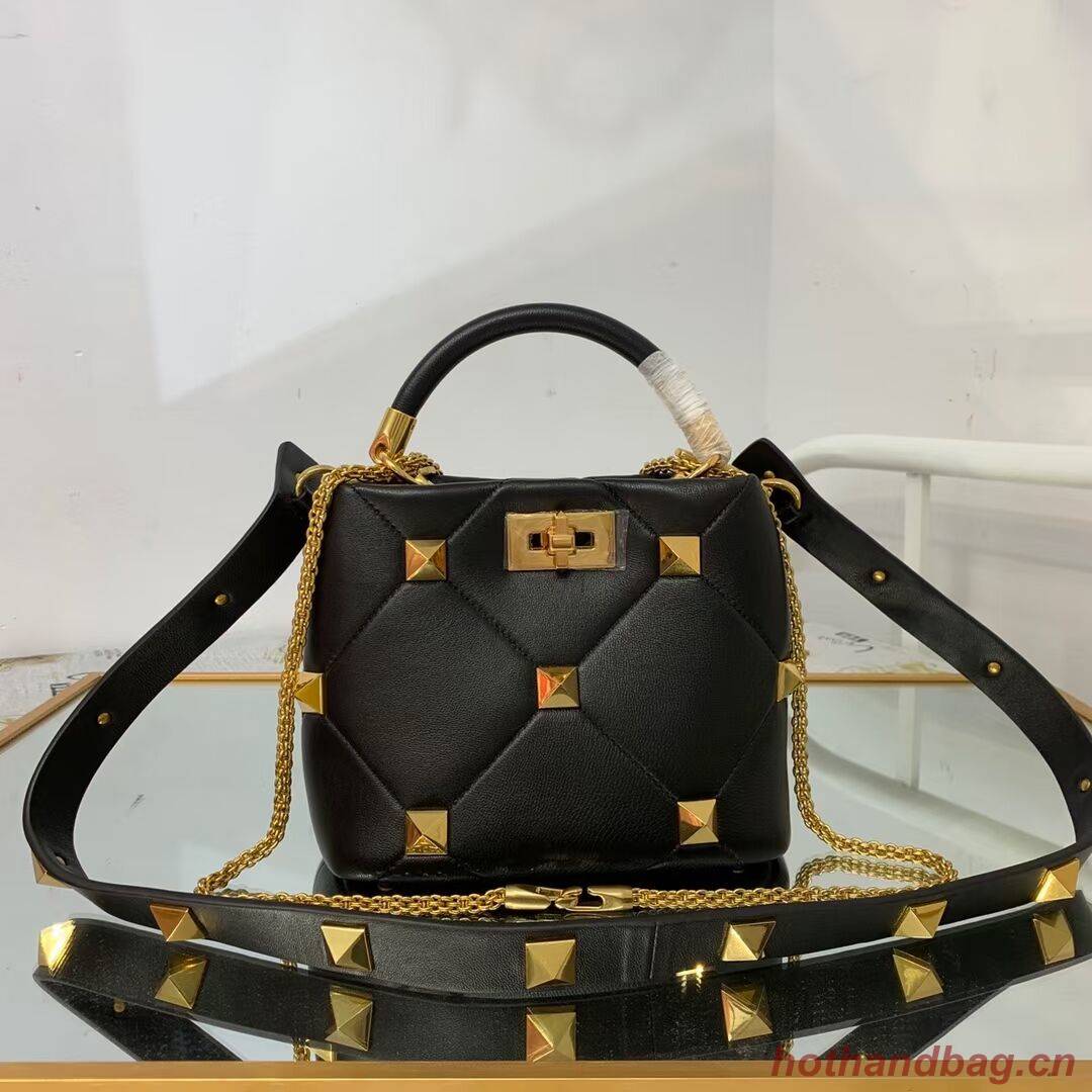 Valentino medium Garavani Roman Stud V1198 black Valentino medium Garavani Roman Stud V1198 black