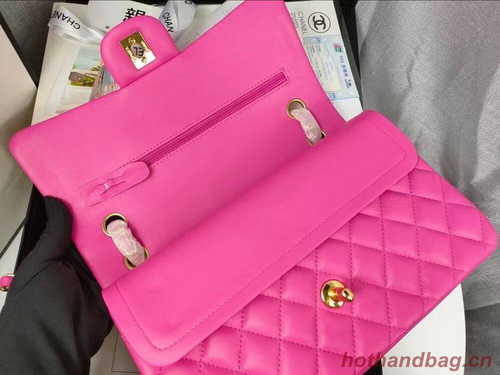 Chanel Flap Shoulder Bag Original Sheepskin leather A1112 Rose Chanel Flap Shoulder Bag Original Sheepskin leather A1112 Rose
