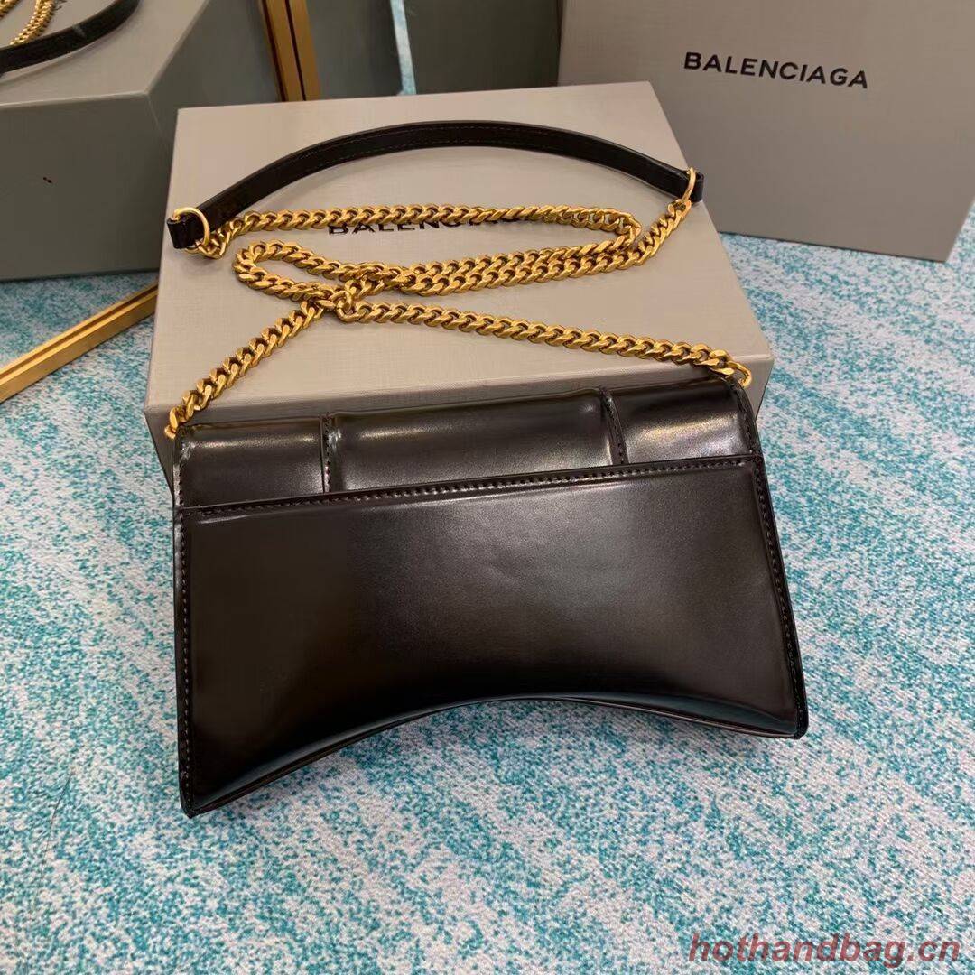 Balenciaga HOURGLASS CHAIN BAG B164497 black Balenciaga HOURGLASS CHAIN BAG B164497 black