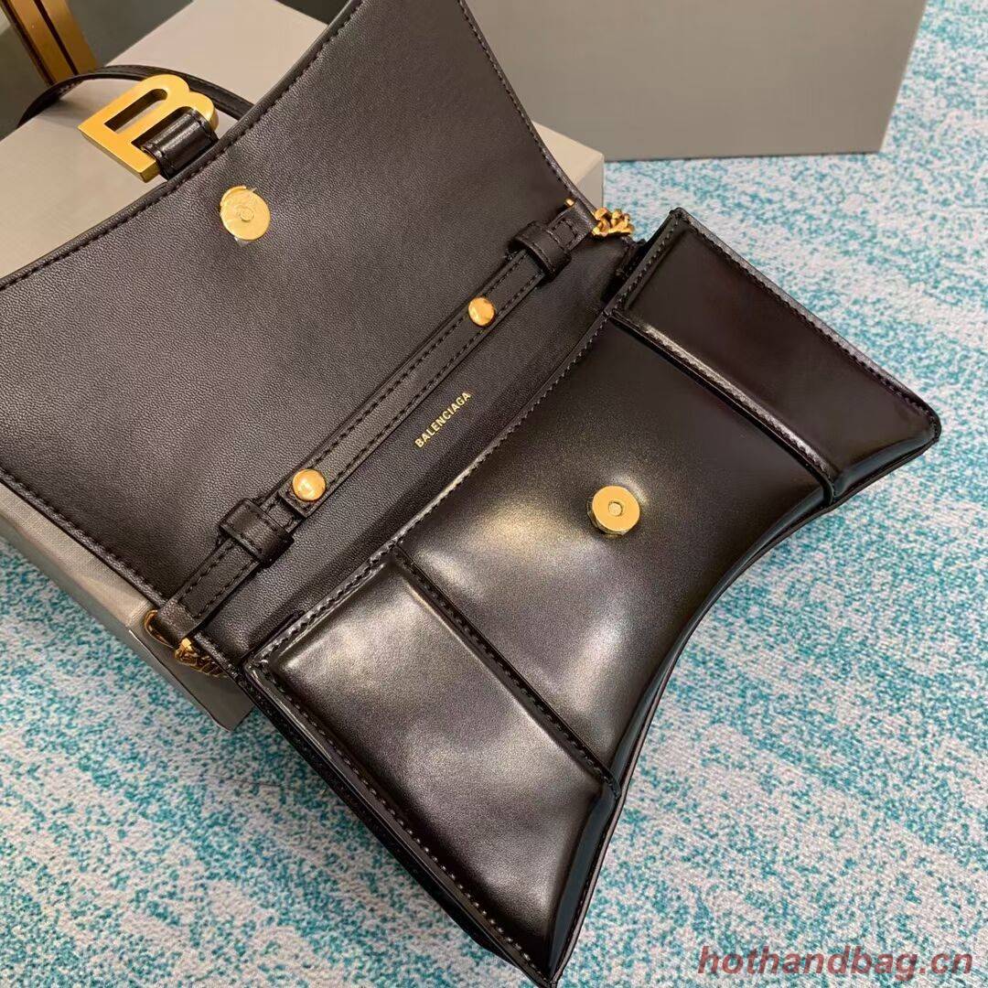Balenciaga HOURGLASS CHAIN BAG B164497 black Balenciaga HOURGLASS CHAIN BAG B164497 black