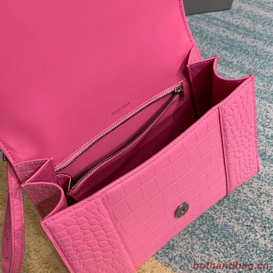 Balenciaga HOURGLASS MEDIUM TOP HANDLE BAG B108892E pink Balenciaga HOURGLASS MEDIUM TOP HANDLE BAG B108892E pink