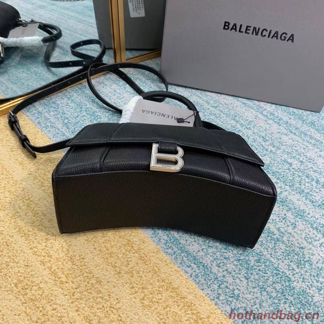 Balenciaga HOURGLASS SMALL TOP HANDLE BAG B108895 black Balenciaga HOURGLASS SMALL TOP HANDLE BAG B108895 black