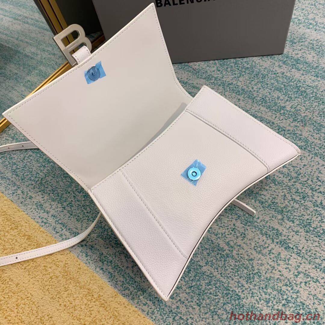 Balenciaga HOURGLASS SMALL TOP HANDLE BAG B108895 white Balenciaga HOURGLASS SMALL TOP HANDLE BAG B108895 white