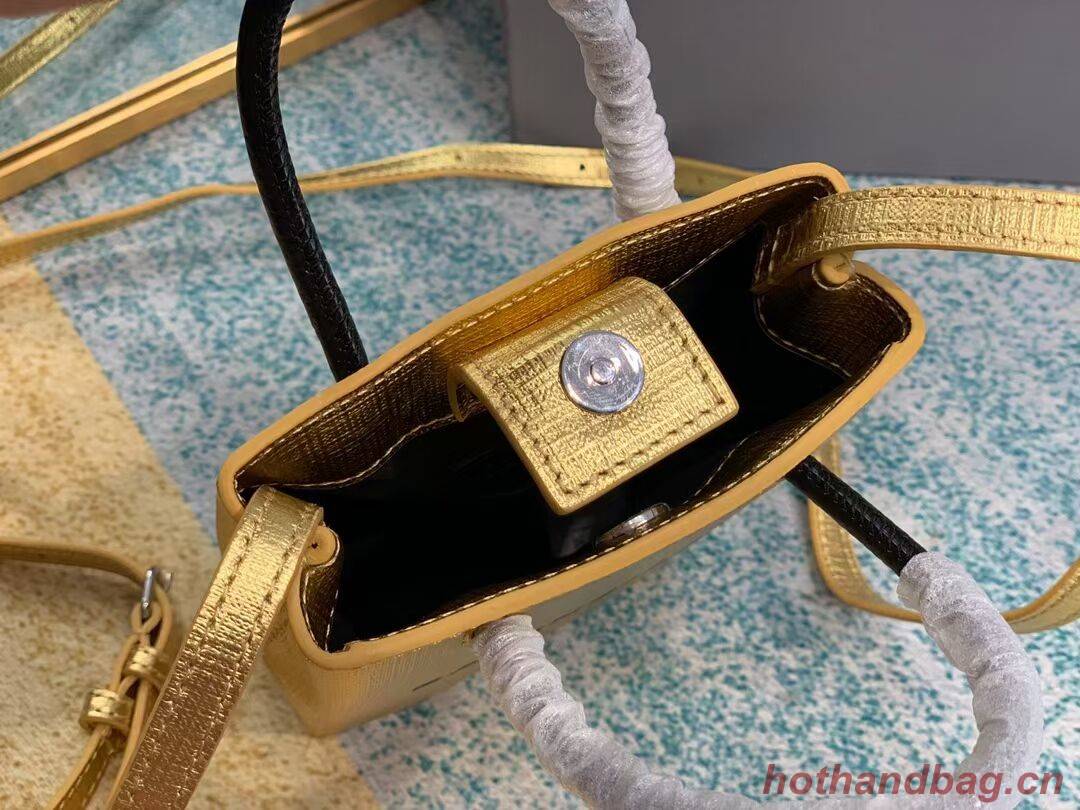 Balenciaga Original Leather Mini Shopper Bag B152865 gold Balenciaga Original Leather Mini Shopper Bag B152865 gold