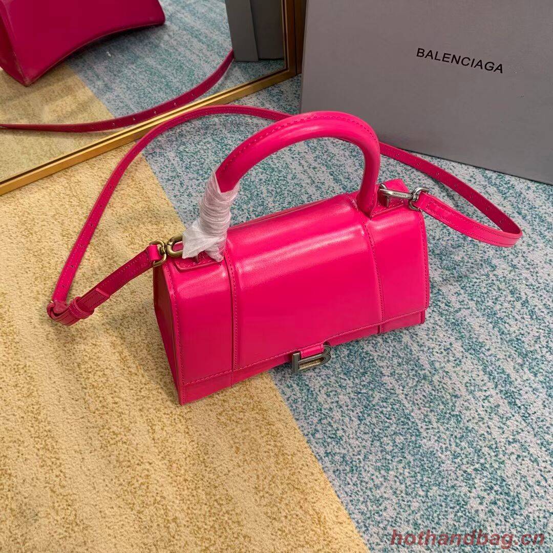 Balenciaga HOURGLASS SMALL TOP HANDLE BAG B108895-1 neon pink Balenciaga HOURGLASS SMALL TOP HANDLE BAG B108895-1 neon pink