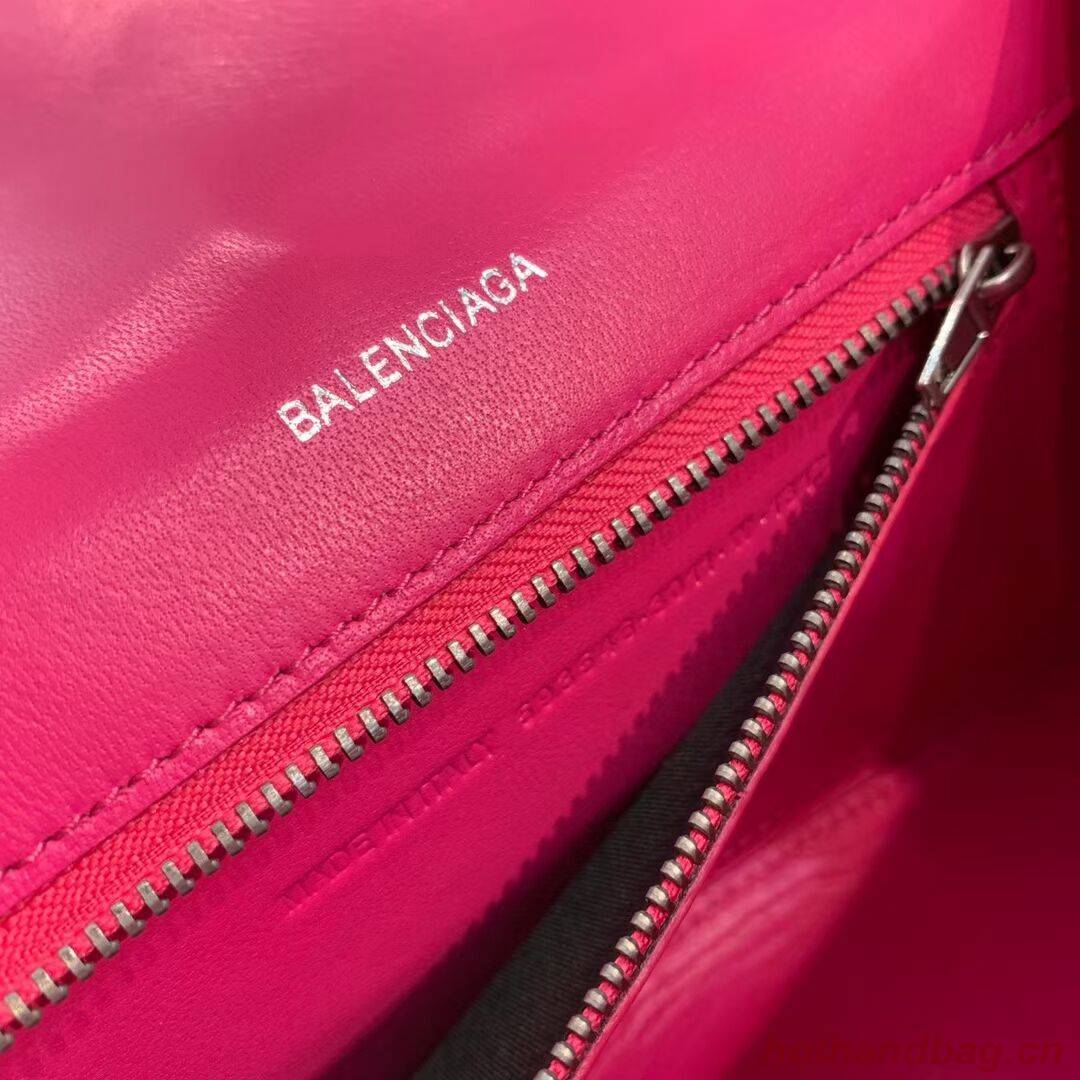 Balenciaga HOURGLASS SMALL TOP HANDLE BAG B108895-1 neon pink Balenciaga HOURGLASS SMALL TOP HANDLE BAG B108895-1 neon pink