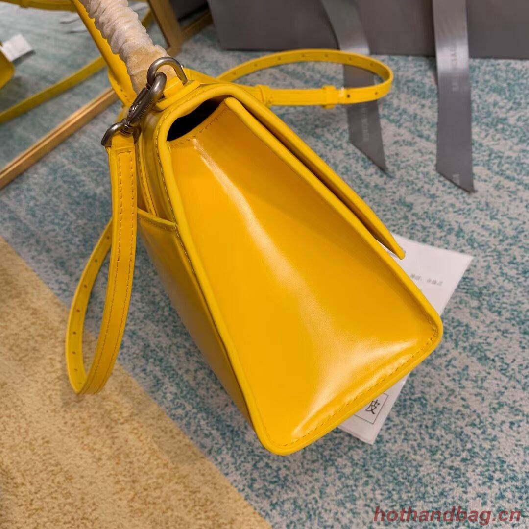 Balenciaga HOURGLASS SMALL TOP HANDLE BAG B108895-1 yellow Balenciaga HOURGLASS SMALL TOP HANDLE BAG B108895-1 yellow