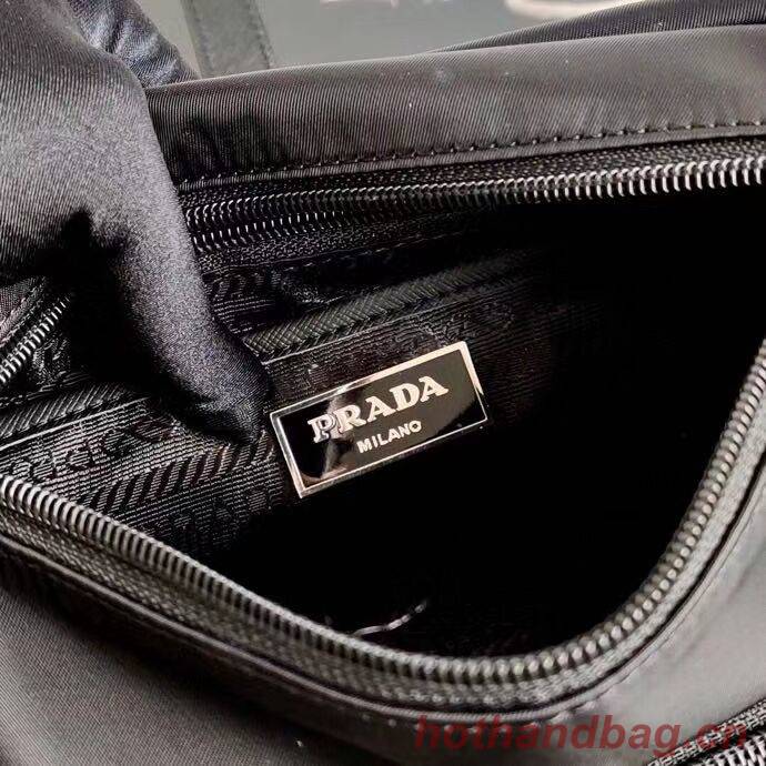 Prada Re-Nylon and Saffiano leather shoulder bag BD8994 black Prada Re-Nylon and Saffiano leather shoulder bag BD8994 black