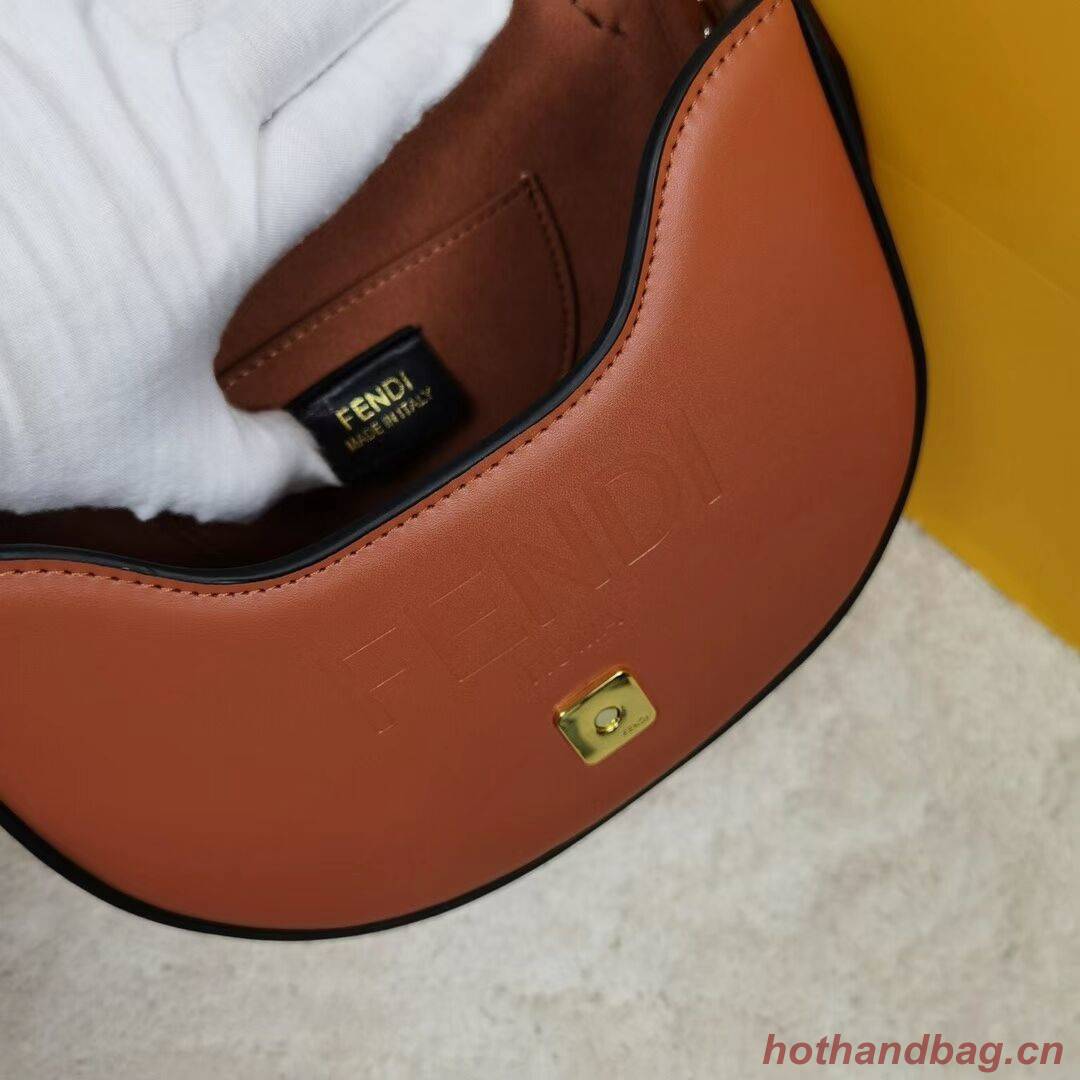 FENDI MOONLIGHT leather bag 8BT346A brown FENDI MOONLIGHT leather bag 8BT346A brown