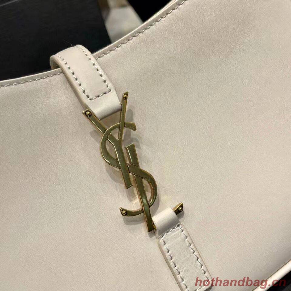 YSL TOP HANDLE BAG IN SHINY LEATHER Y687228 white YSL TOP HANDLE BAG IN SHINY LEATHER Y687228 white