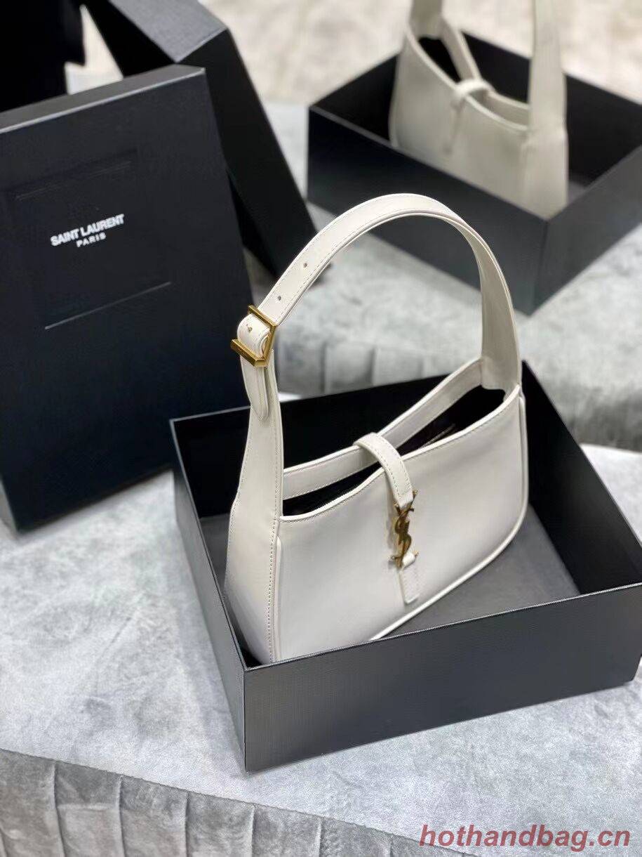 YSL TOP HANDLE BAG IN SHINY LEATHER Y687228 white YSL TOP HANDLE BAG IN SHINY LEATHER Y687228 white