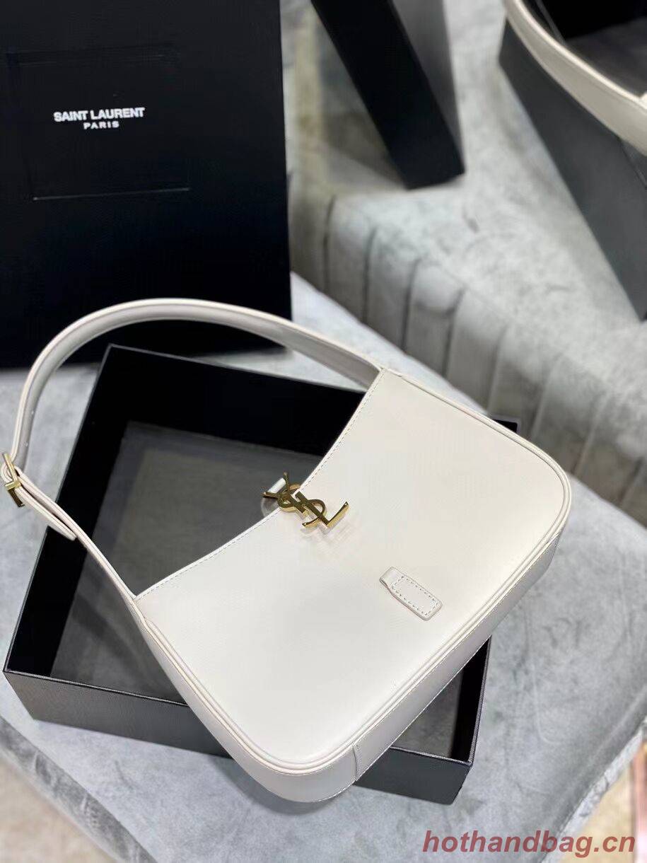 YSL TOP HANDLE BAG IN SHINY LEATHER Y687228 white YSL TOP HANDLE BAG IN SHINY LEATHER Y687228 white