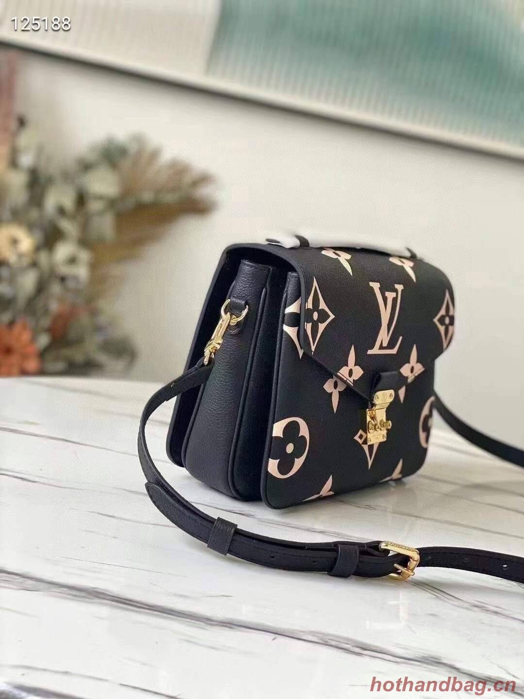 Louis vuitton original LV CRAFTY POCHETTE METIS Bag M45596 Black Louis vuitton original LV CRAFTY POCHETTE METIS Bag M45596 Black