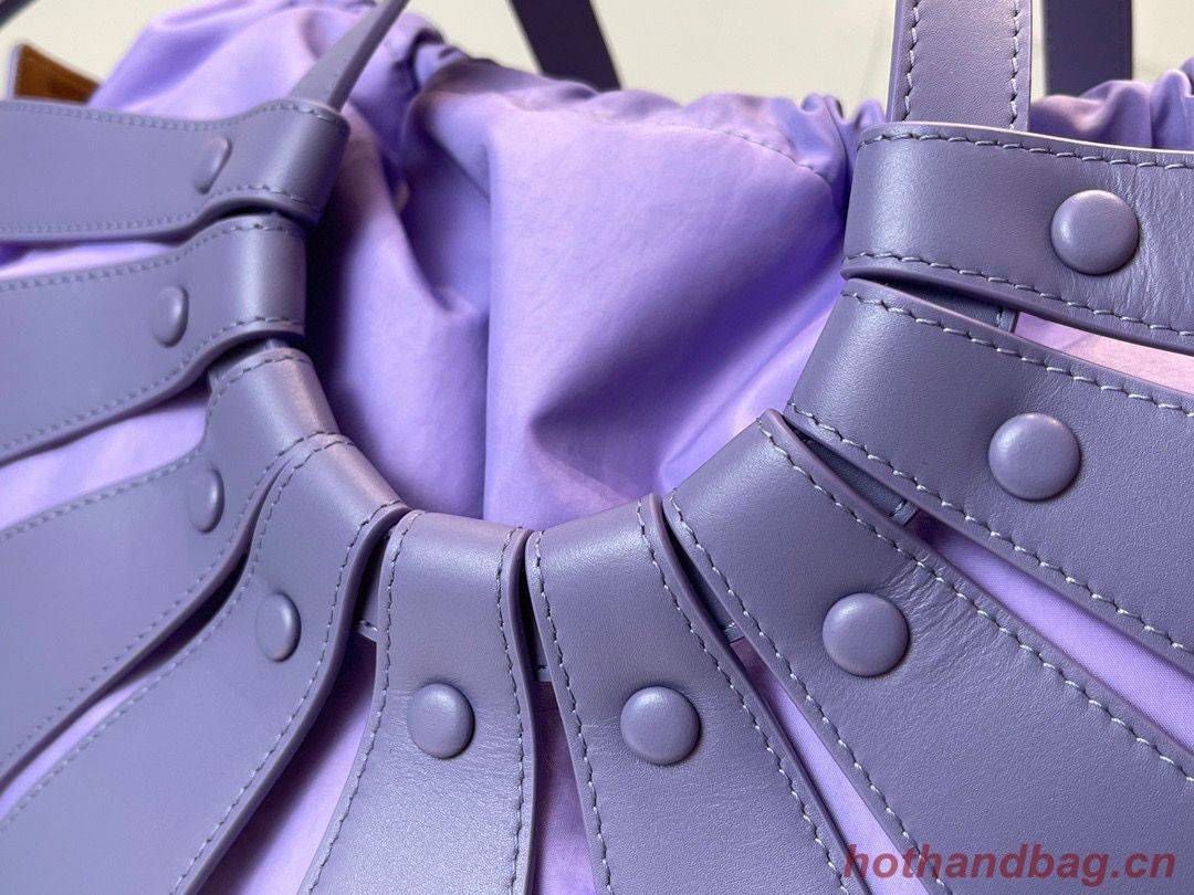 Bottega Veneta The Shell Top Handle Bag BV3655 Purple Bottega Veneta The Shell Top Handle Bag BV3655 Purple