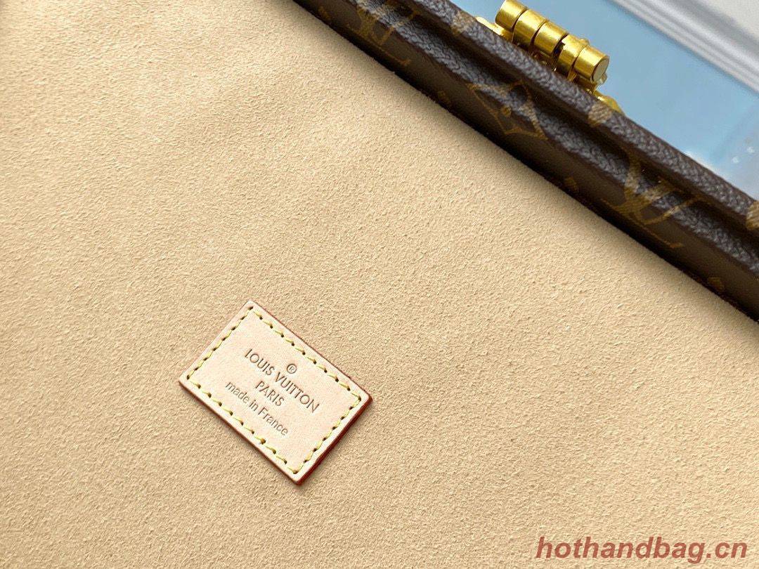 Louis Vuitton Monogram Canvas Watches Box M47641 Khaki Louis Vuitton Monogram Canvas Watches Box M47641 Khaki