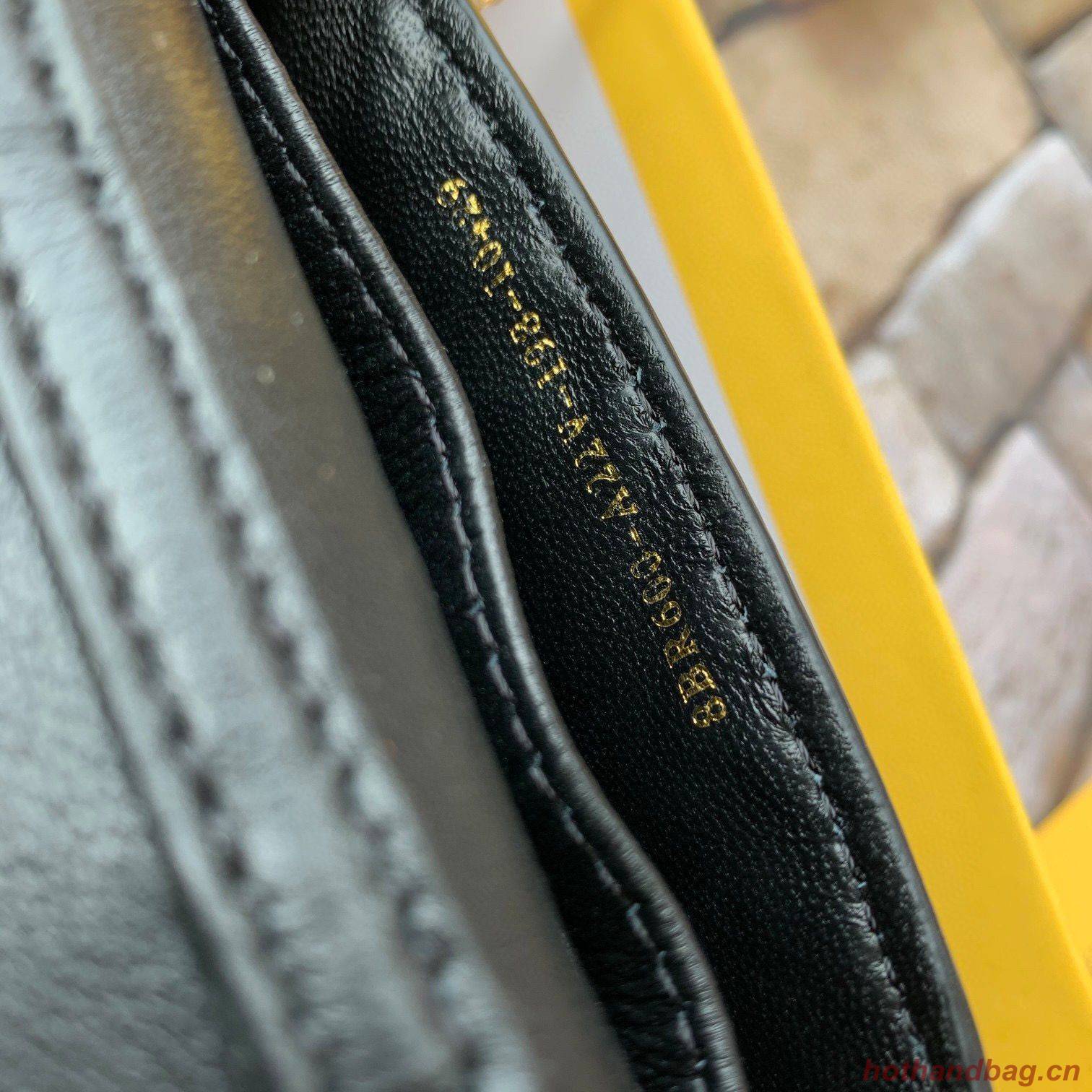 FENDI NANO BAGUETTE CHARM nappa leather 7AR844 Black FENDI NANO BAGUETTE CHARM nappa leather 7AR844 Black