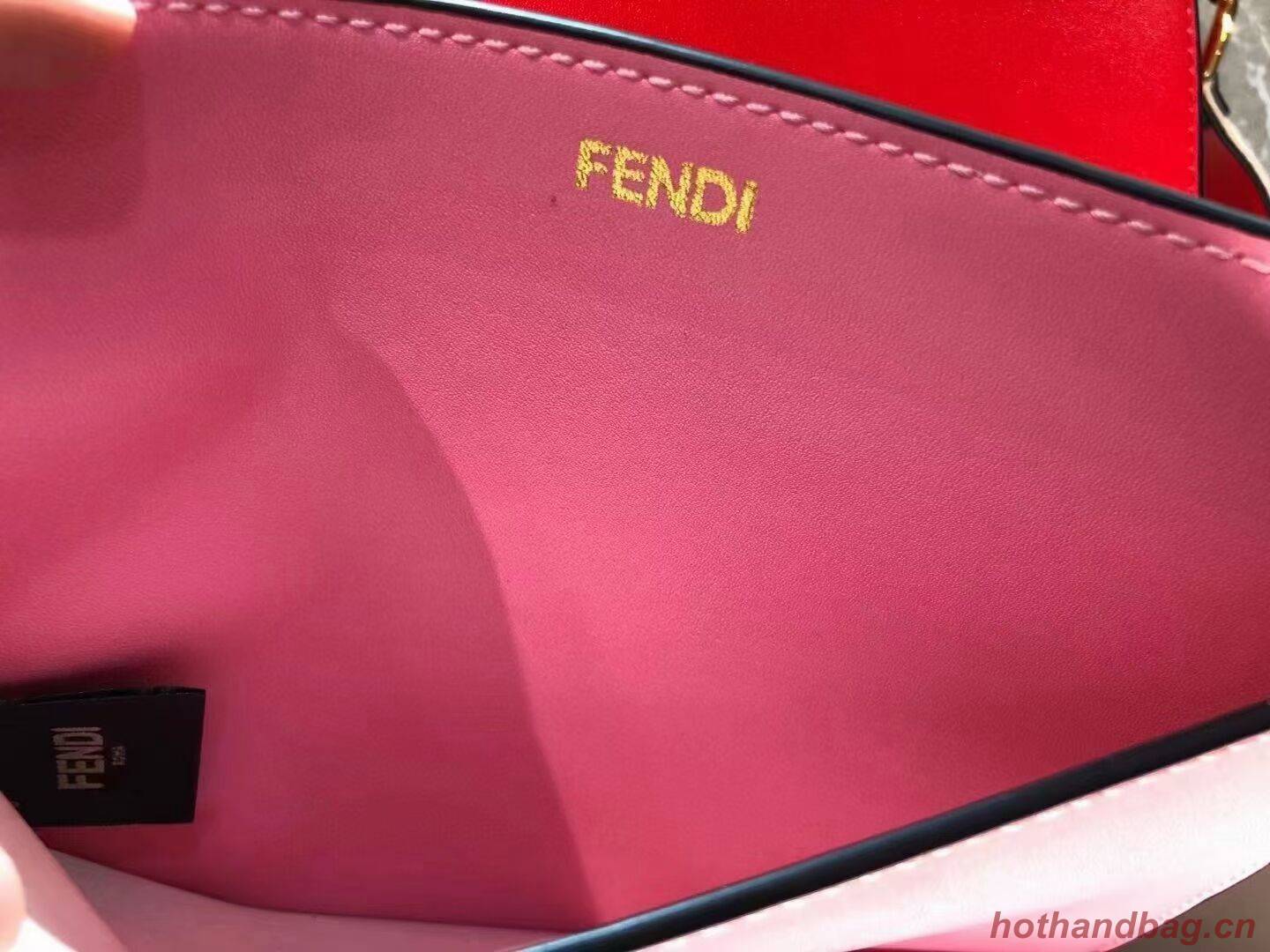 FENDI PEEKABOO ISEEU MEDIUM leather bag 8BN321A6 red FENDI PEEKABOO ISEEU MEDIUM leather bag 8BN321A6 red