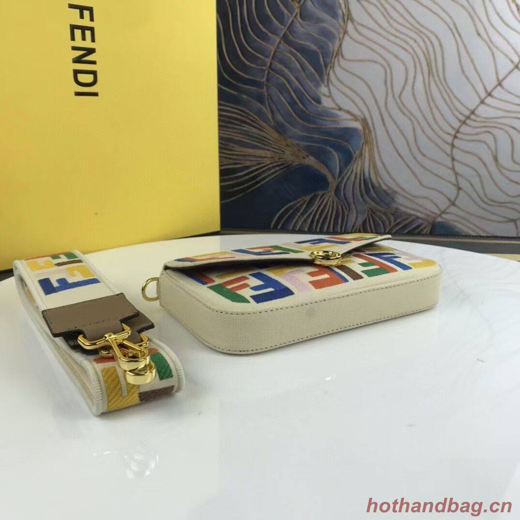 FENDI fabric bag F1230 Beige FENDI fabric bag F1230 Beige