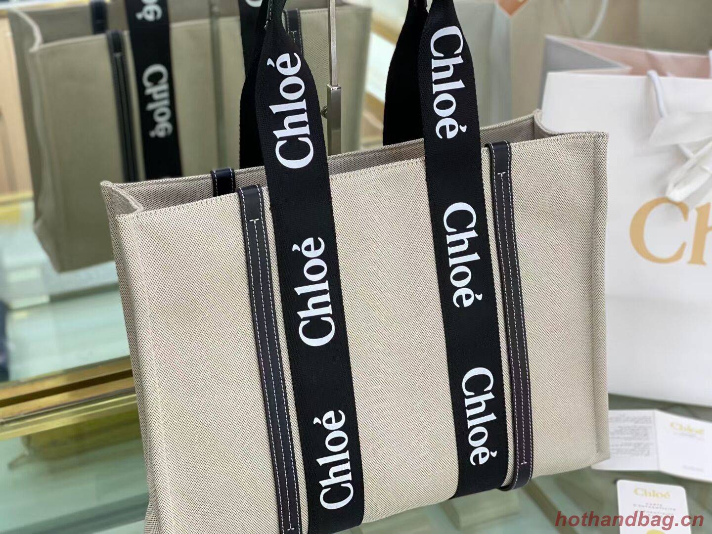 Chloe Cloth & leather 6C025 black Chloe Cloth & leather 6C025 black