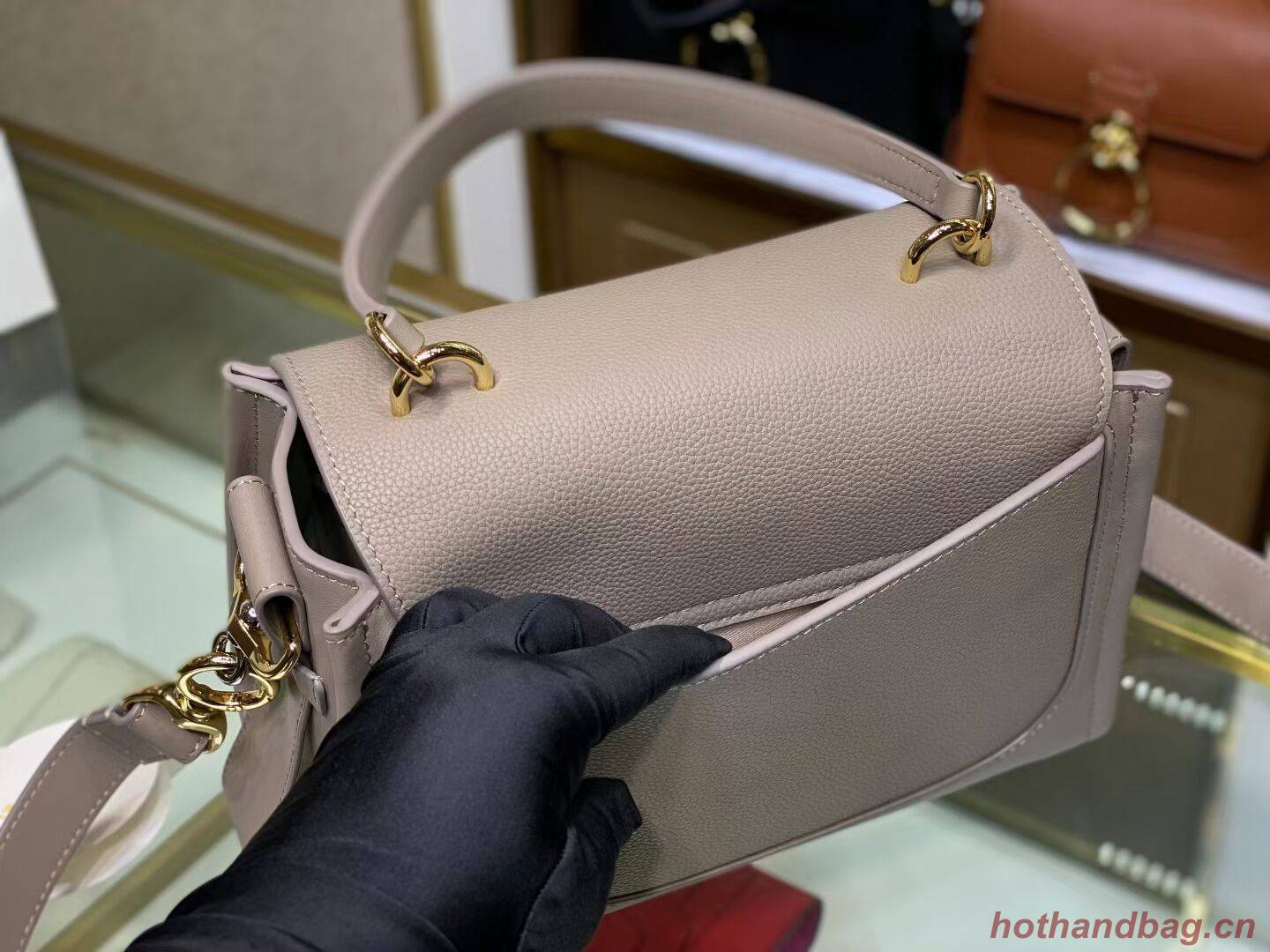 Chloe Original Calfskin Leather Bag C1142L grey Chloe Original Calfskin Leather Bag C1142L grey