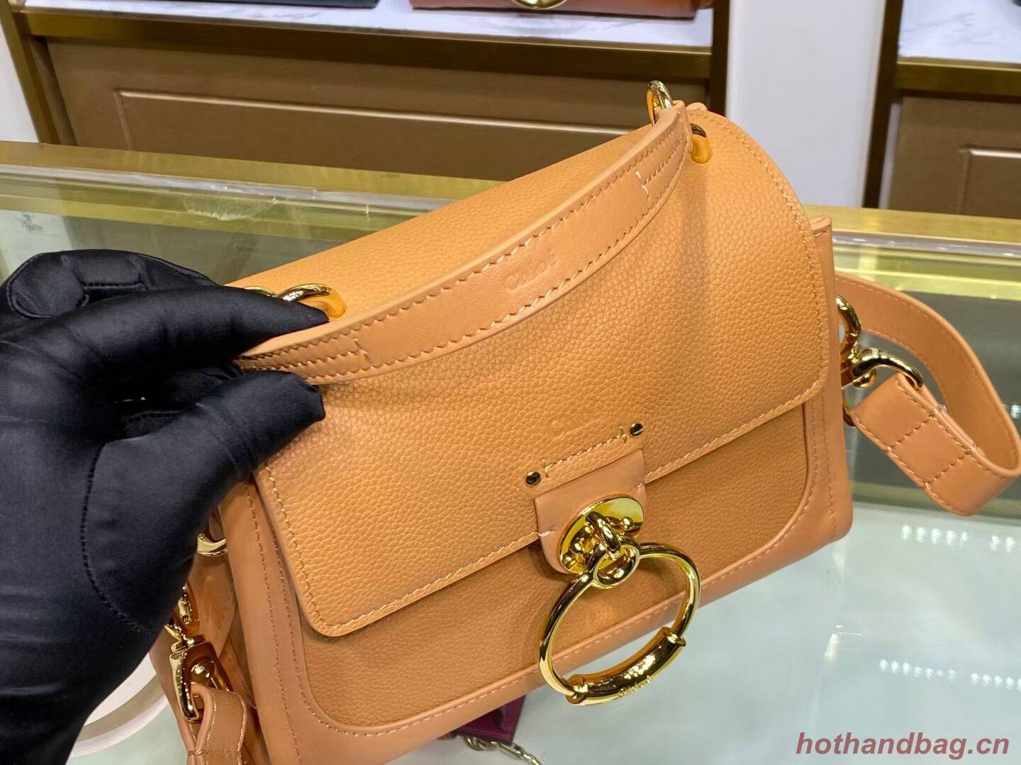 Chloe Original Calfskin Leather Bag C1143S Camel Chloe Original Calfskin Leather Bag C1143S Camel