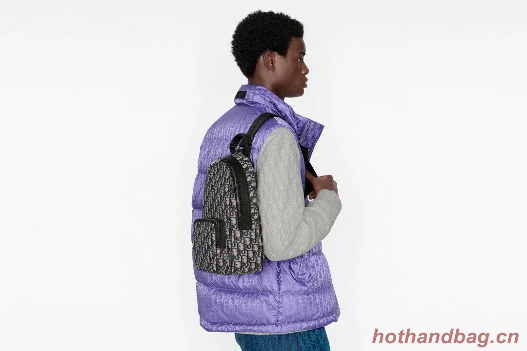 DIOR Blue Dior Oblique Embroidery CN0130 DIOR Blue Dior Oblique Embroidery CN0130