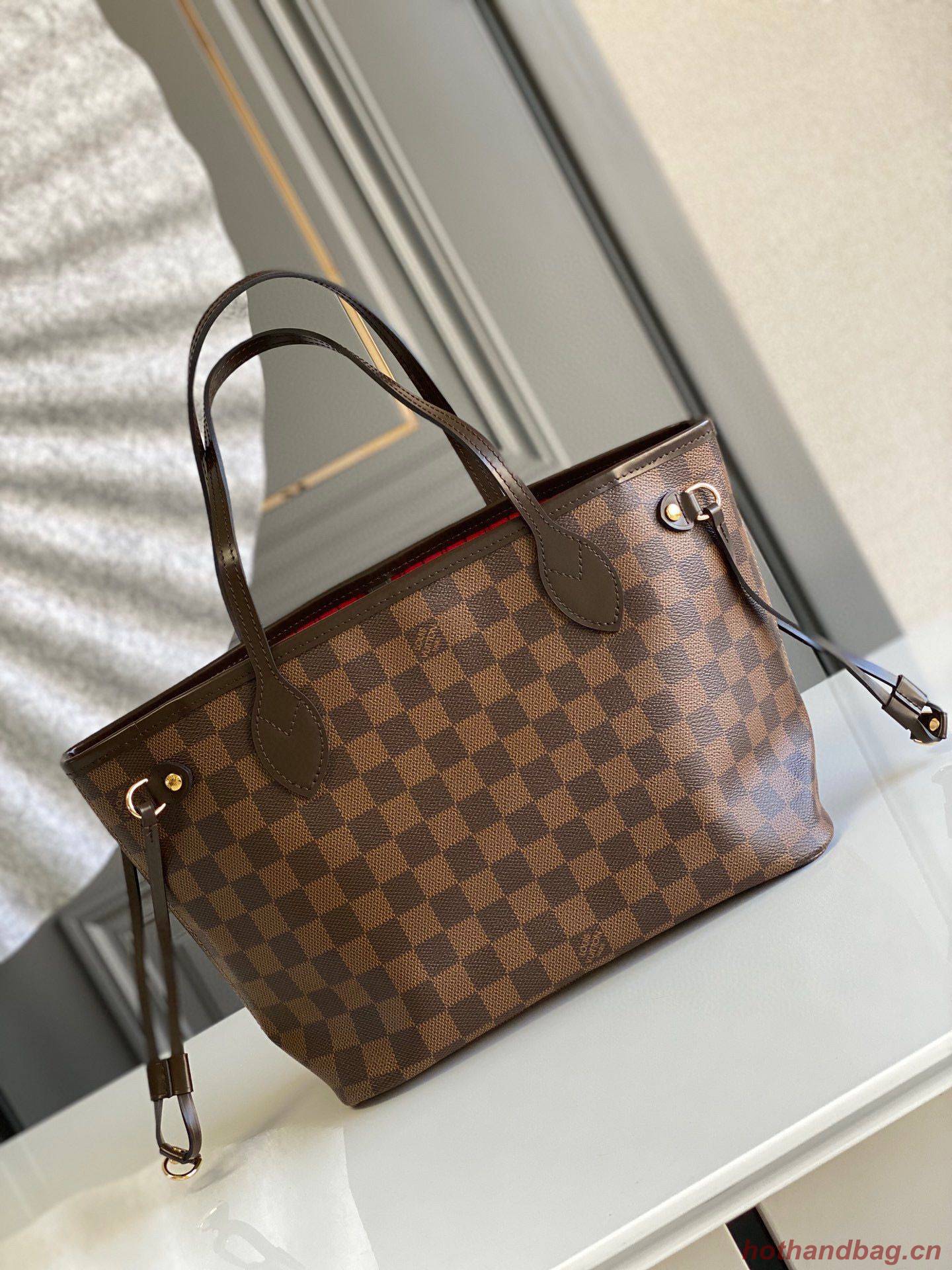 Louis Vuitton Damier Ebene Canvas Neverfull Small N41359 Louis Vuitton Damier Ebene Canvas Neverfull Small N41359