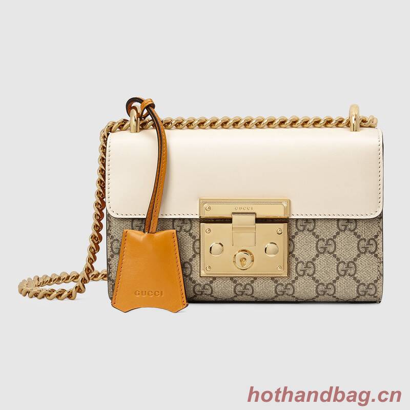Gucci Padlock small shoulder bag 409487 White Gucci Padlock small shoulder bag 409487 White
