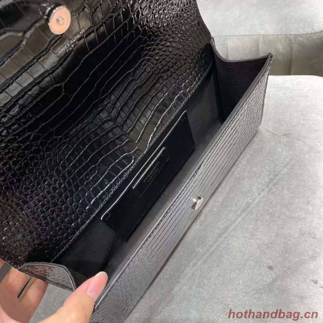 YSL Saint Laurent Medium Kate Bag Y306079 Black silver hardware YSL Saint Laurent Medium Kate Bag Y306079 Black silver hardware