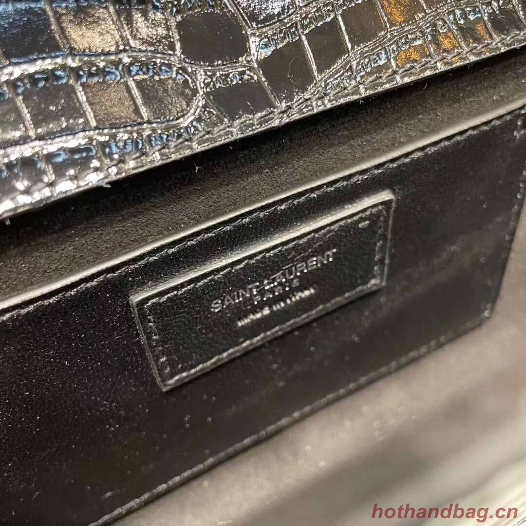 YSL Saint Laurent Medium Kate Bag Y306079 Black silver hardware YSL Saint Laurent Medium Kate Bag Y306079 Black silver hardware