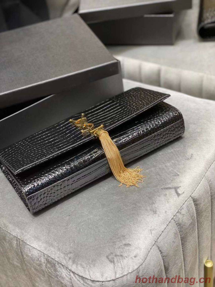 YSL Saint Laurent Medium Kate Bag Y306079 Black Gold hardware YSL Saint Laurent Medium Kate Bag Y306079 Black Gold hardware