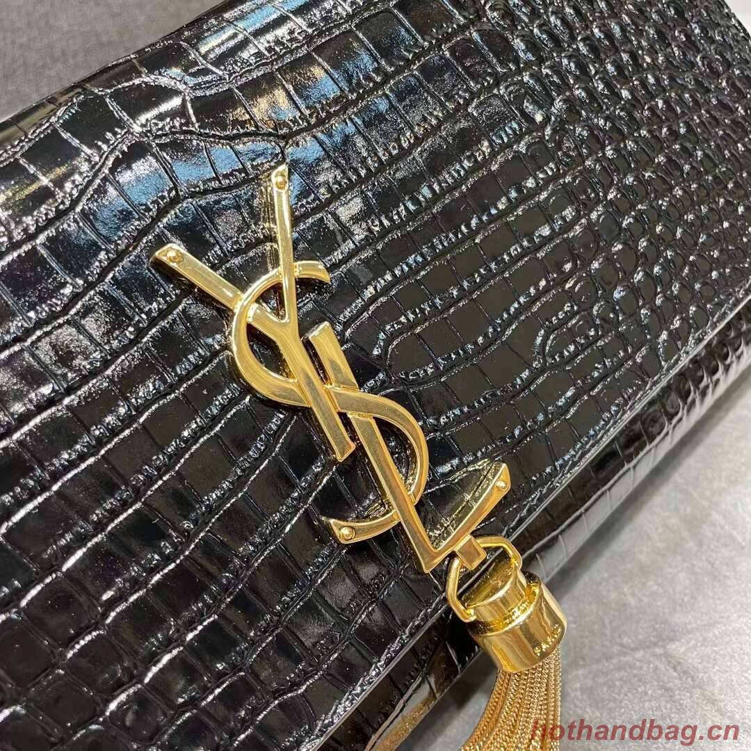 YSL Saint Laurent Medium Kate Bag Y306079 Black Gold hardware YSL Saint Laurent Medium Kate Bag Y306079 Black Gold hardware