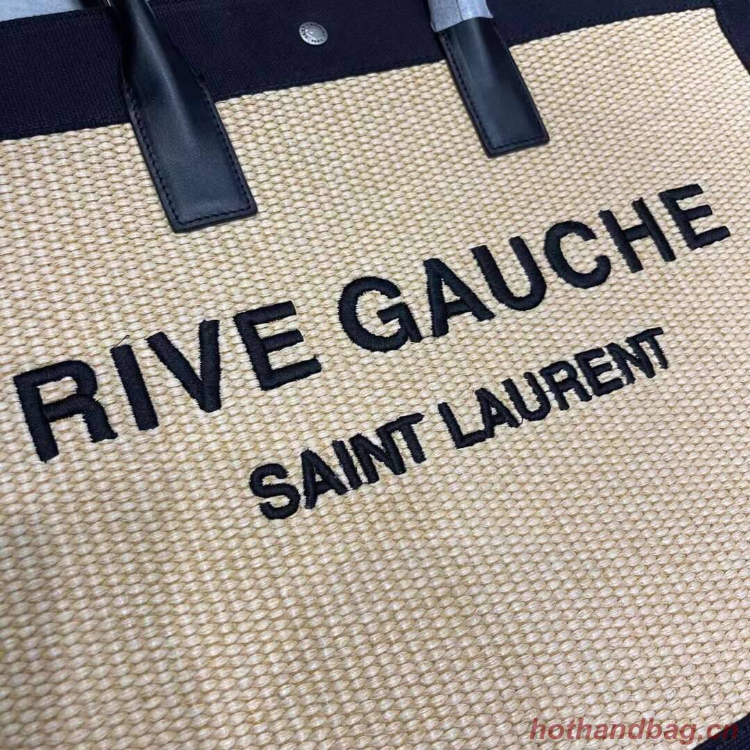 Yves Saint Laurent Tote Book Weave Shopping Bag D23698 Beige Yves Saint Laurent Tote Book Weave Shopping Bag D23698 Beige