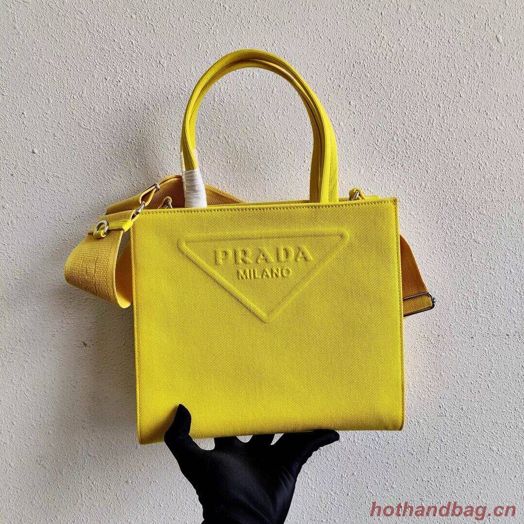 Prada Drill tote bag 1BG382 yellow Prada Drill tote bag 1BG382 yellow