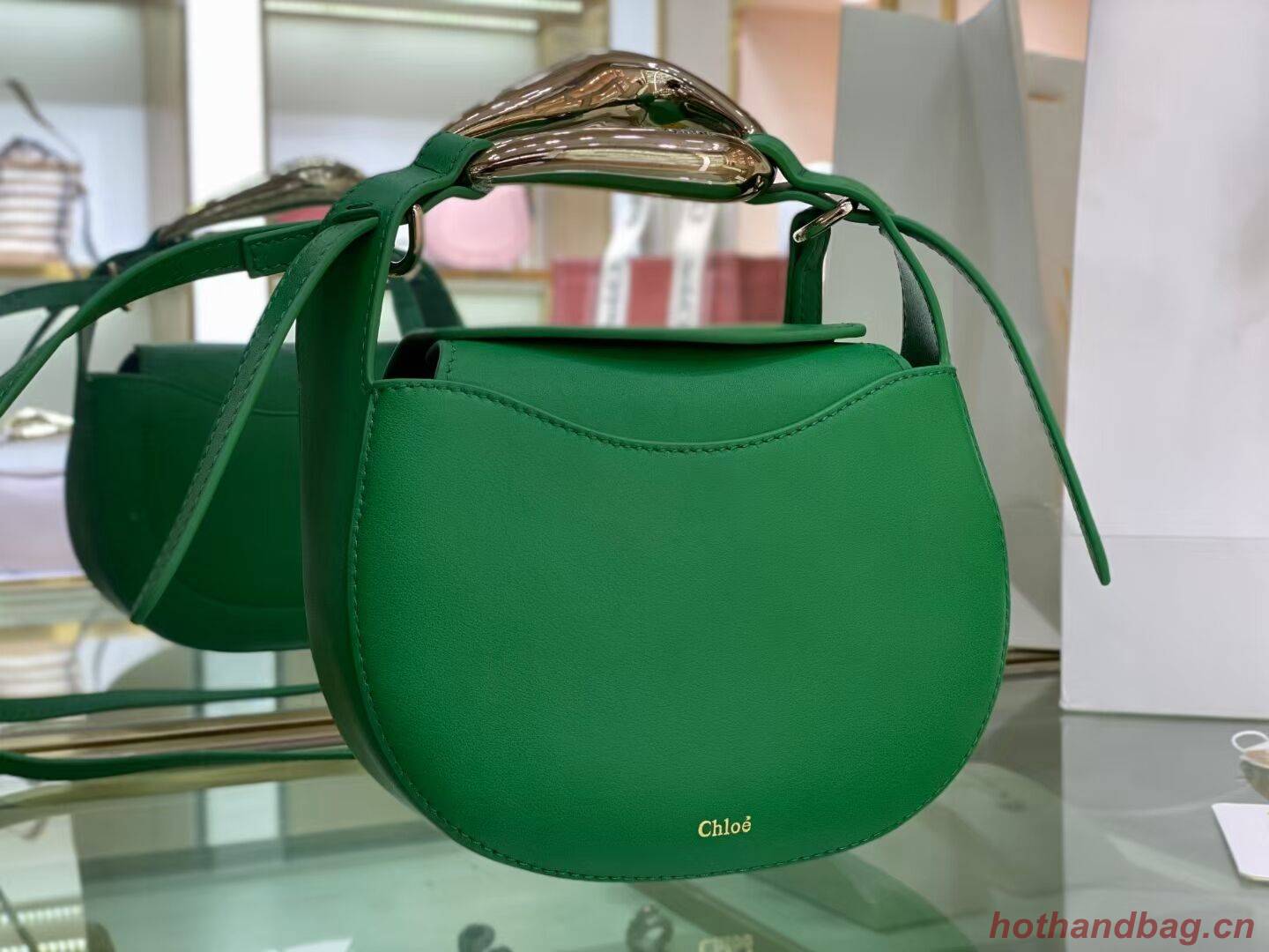 Chloe Original Calfskin Leather Bag 3S1350 green Chloe Original Calfskin Leather Bag 3S1350 green