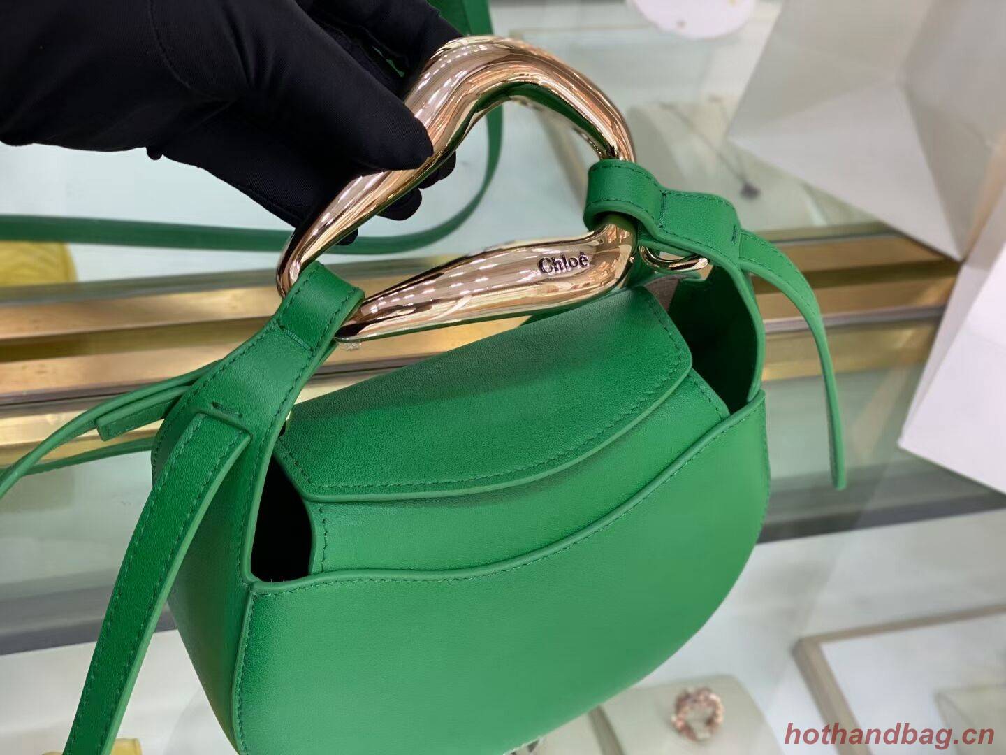 Chloe Original Calfskin Leather Bag 3S1350 green Chloe Original Calfskin Leather Bag 3S1350 green