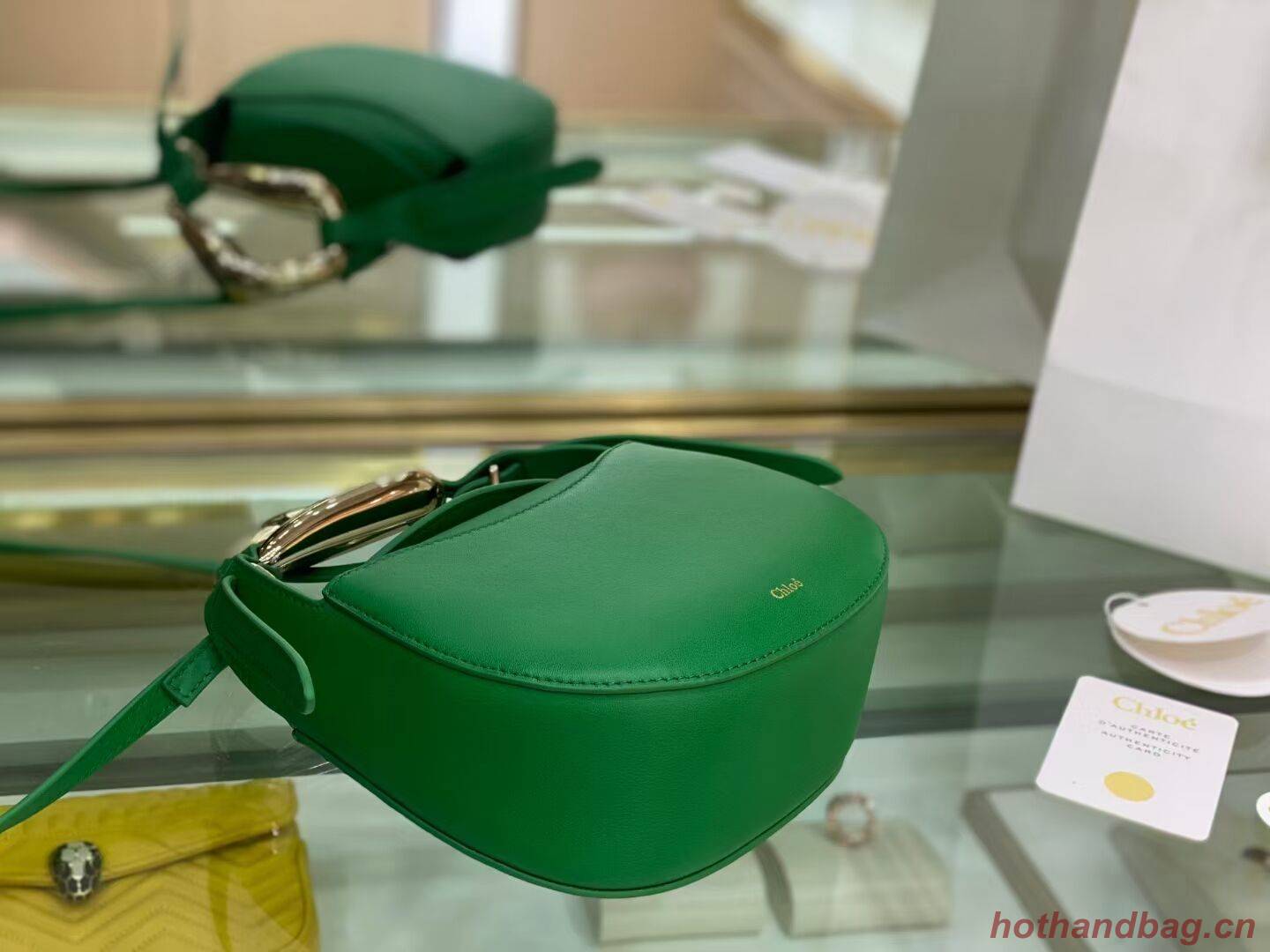 Chloe Original Calfskin Leather Bag 3S1350 green Chloe Original Calfskin Leather Bag 3S1350 green