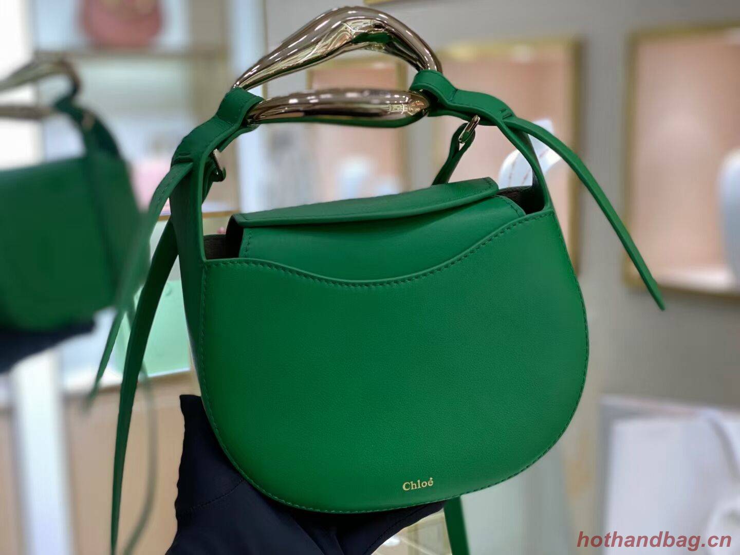 Chloe Original Calfskin Leather Bag 3S1350 green Chloe Original Calfskin Leather Bag 3S1350 green